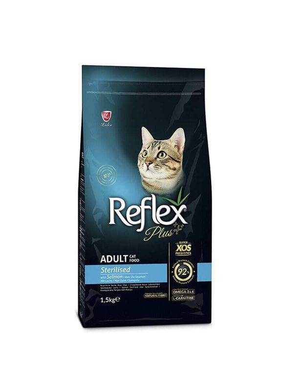 Сухий корм із лососем для стерелізованих котів Adult Cat Sterilised Salmon - 8 кг Reflex Plus (327434525)