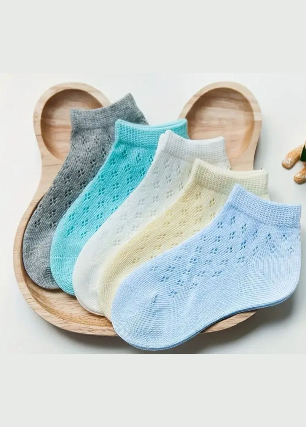 Комплект дитячих шкарпеток з візерунком ромбик No Brand (325471724)