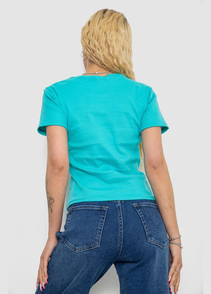 Футболка женская в рубчик Annabelle 238R123-1 - (328921664)