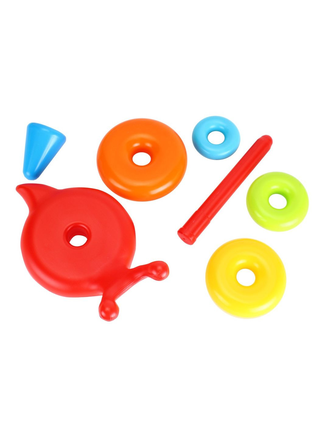 Детская пирамидка 5255 в форме Улитка ТехноК (339625110)