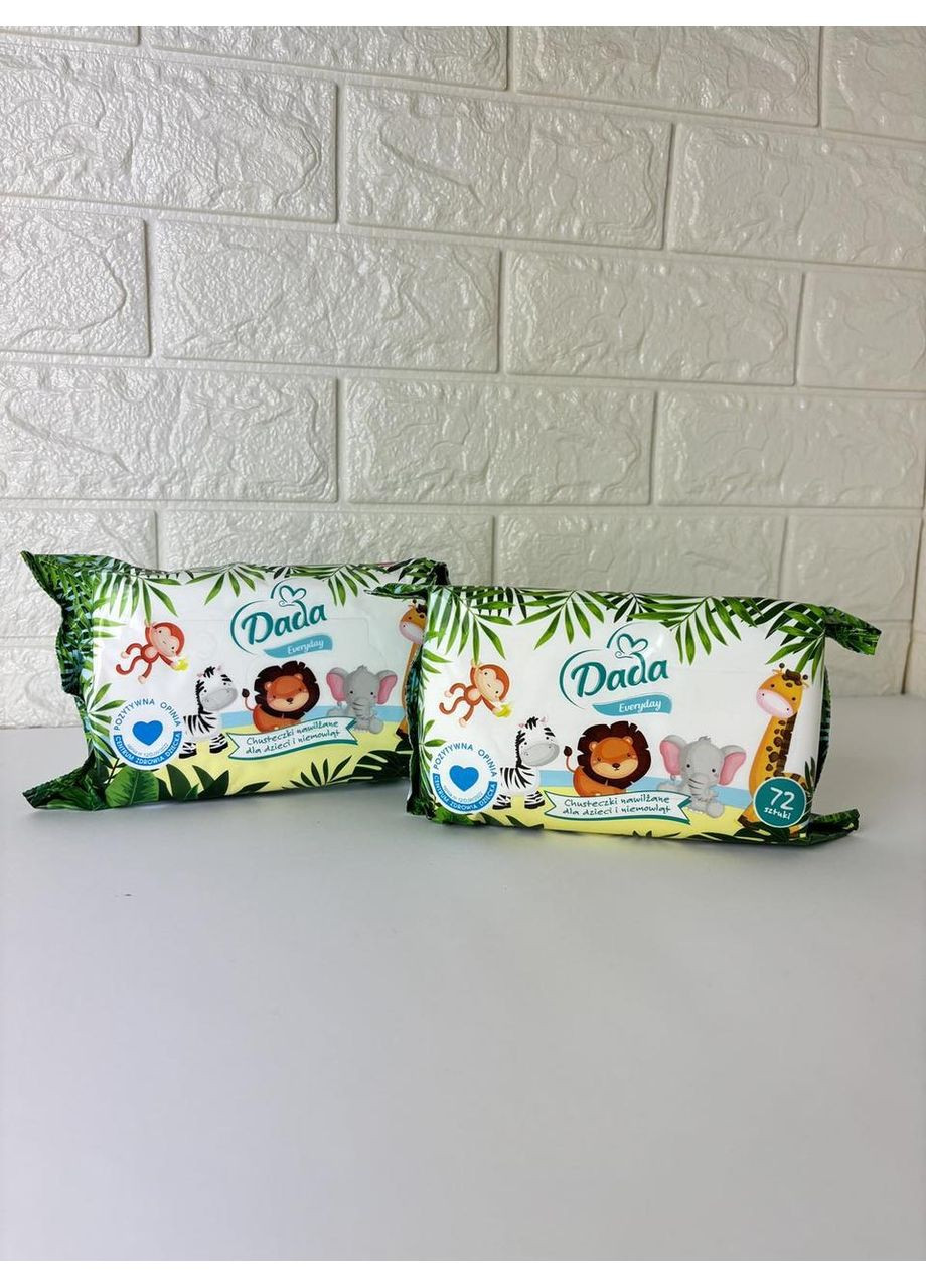 Вологі серветки EVERYDAY 72 шт Dada (362193043)