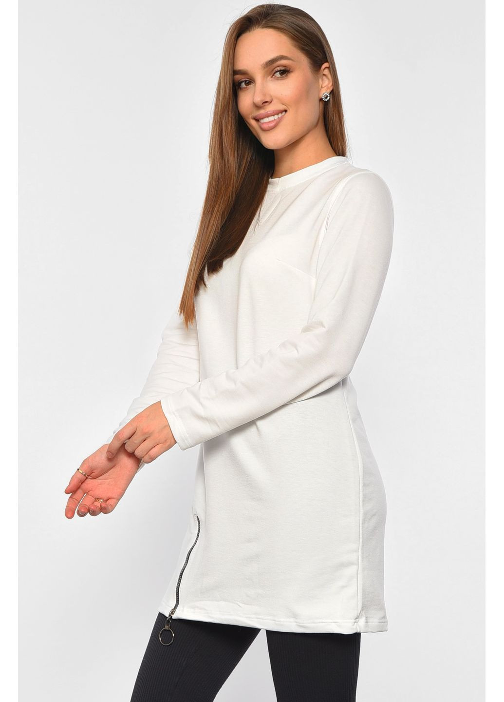 Туніка жіноча білого кольору Let's Shop (351851257)