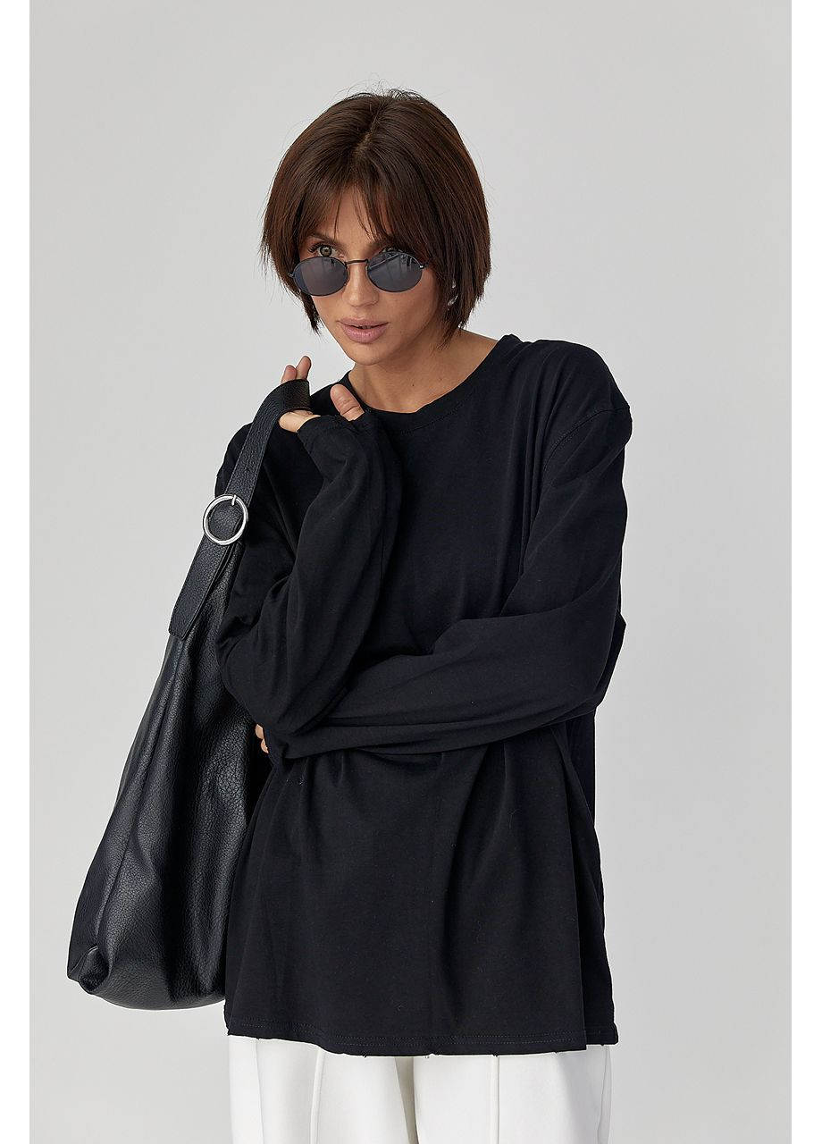 Однотонный базовый лонг oversize Lurex (361432565)