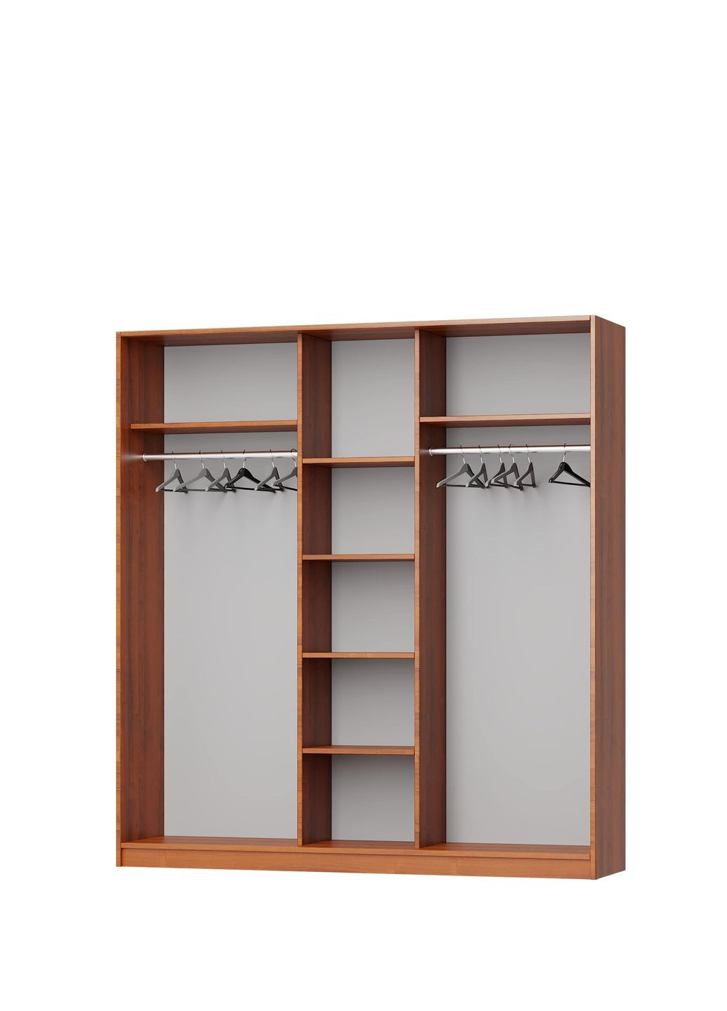 Шкаф-купе трехдверный Стандарт AL 3ДСП 190x60x210 см (MBS-4218) MebelStar (346489914)