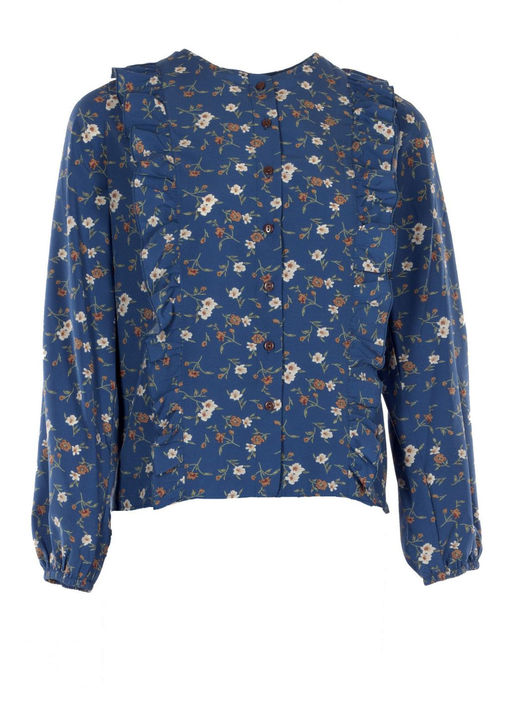 Синіти жіноча сорочка з рюшею (ll193115763) LadyLike