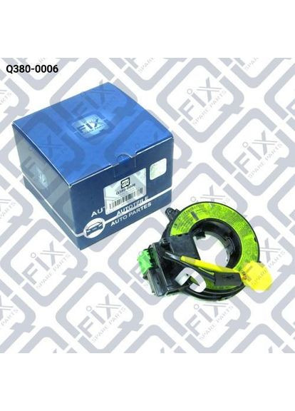 Шлейф керма Q380-0006, Mitsubishi Lancer X, Outlander, Pajero IV 2004- OEM 8619A018 Q-FIX (345739316)