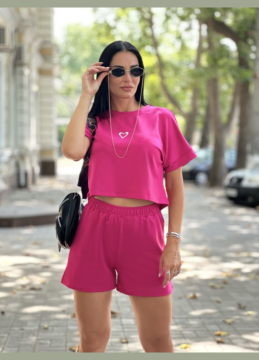 Трикотажний літній костюм шорти і футболка Fashion Girl Carter (300150881)