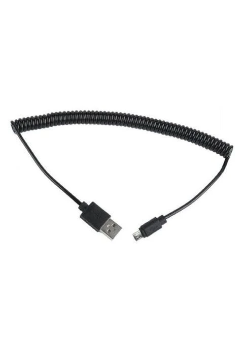 Кабель USB 2.0 AM - microUSB (5P), 1.8 м, чорний,, спіральний (CC-mUSB2C-AMBM-6) Cablexpert (388779307)