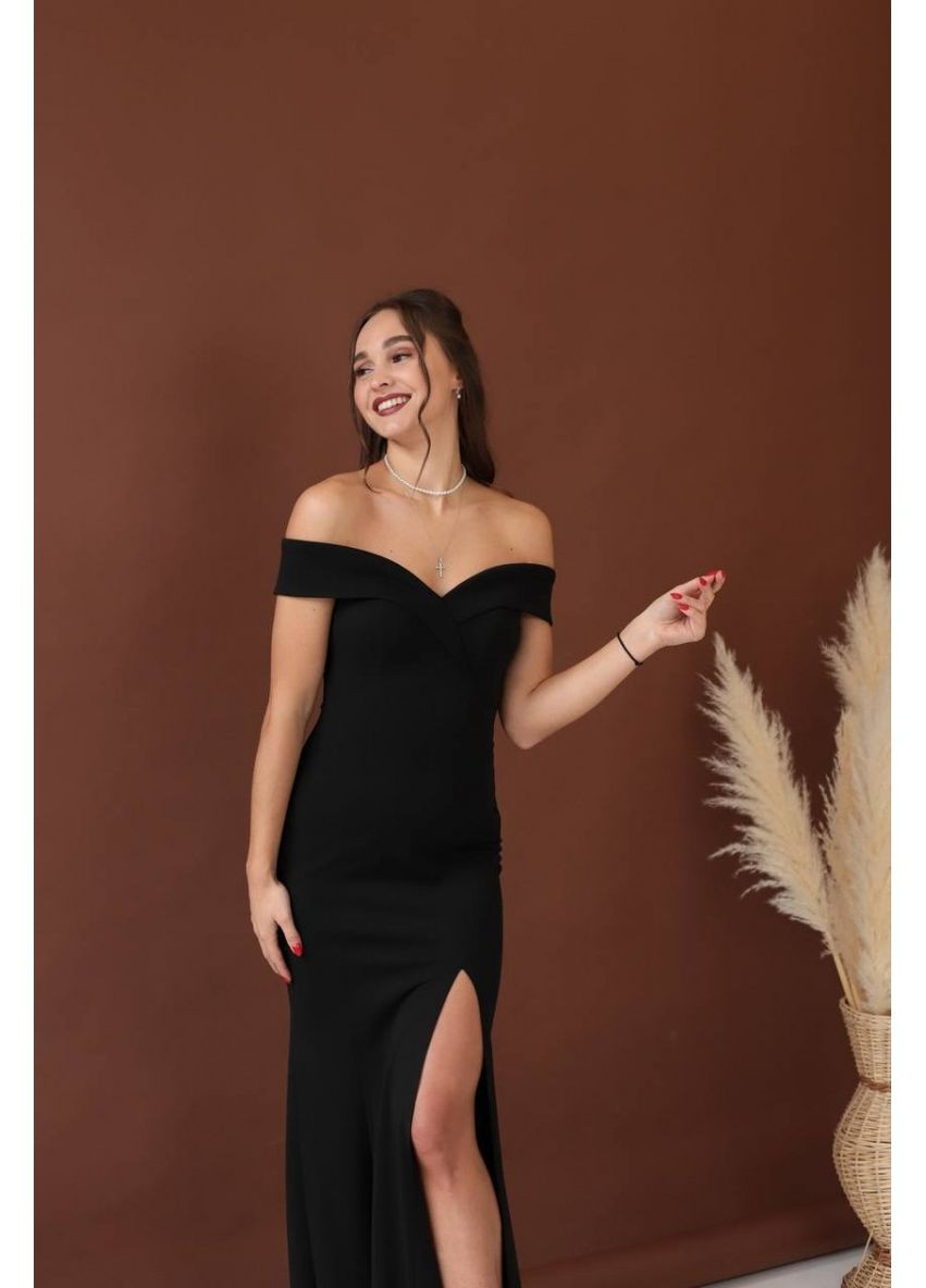 Чорна вечірня плаття WINN однотонна