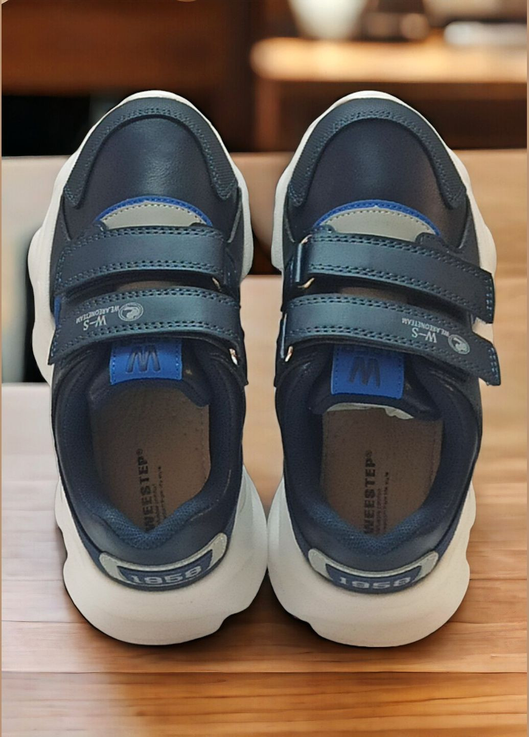 Синие демисезонные детские кроссовки для мальчика 3536 Weestep