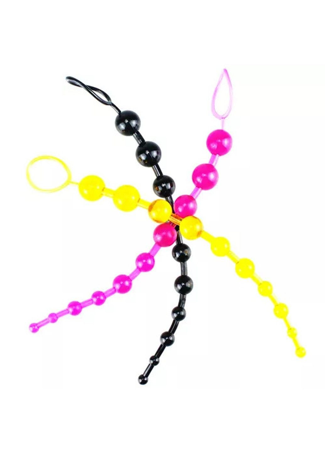 Анальний ланцюжок рожевого кольору на 10 кульок We Love (284278178)