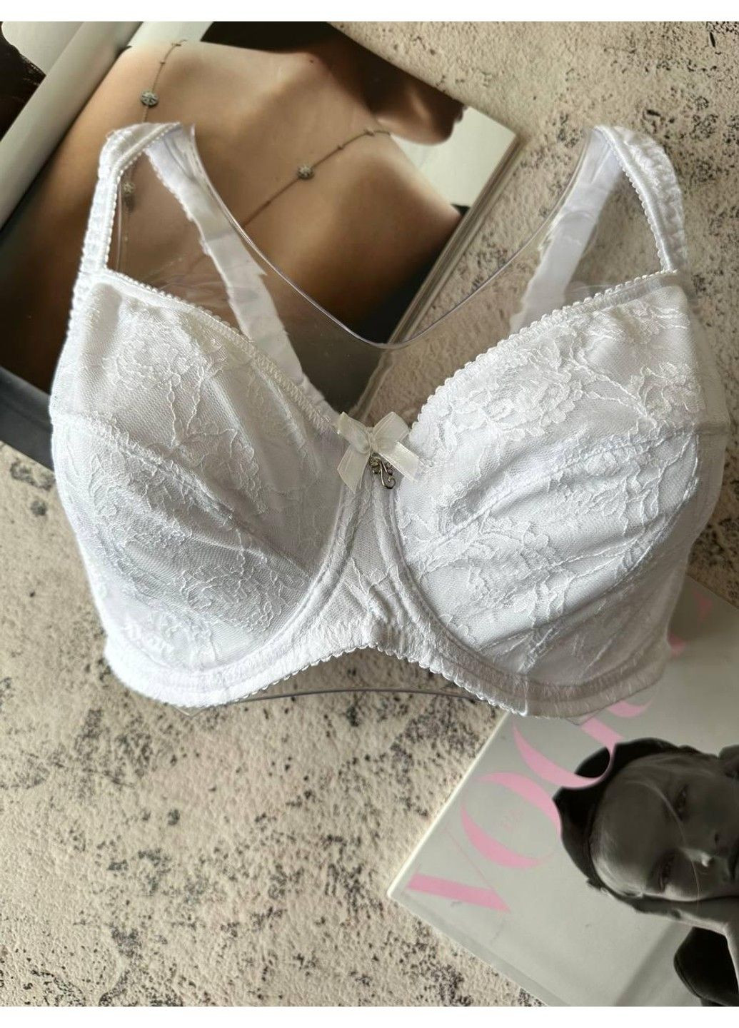 Білий бюстгальтер f без поролону білий Lanny Mode