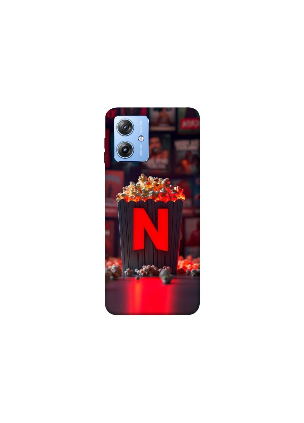 Чохол на Motorola Moto G84 Netflix and popcorn Frontalka (354185830)