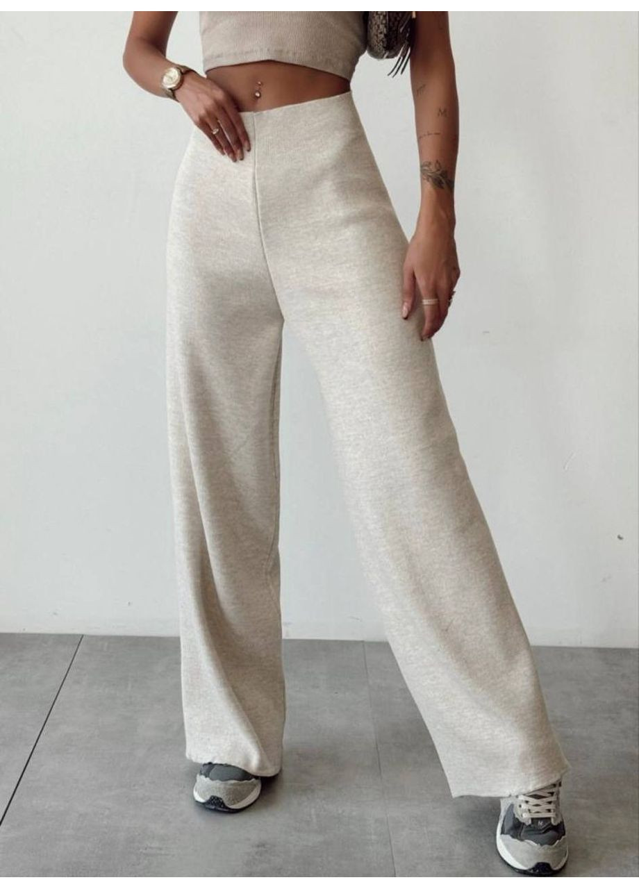 Трикотажні штани з прямим кроєм, комфортні та теплі — ЗАМІРИ В ОПИСІ DK/DL Мода без кордонів (373178074)
