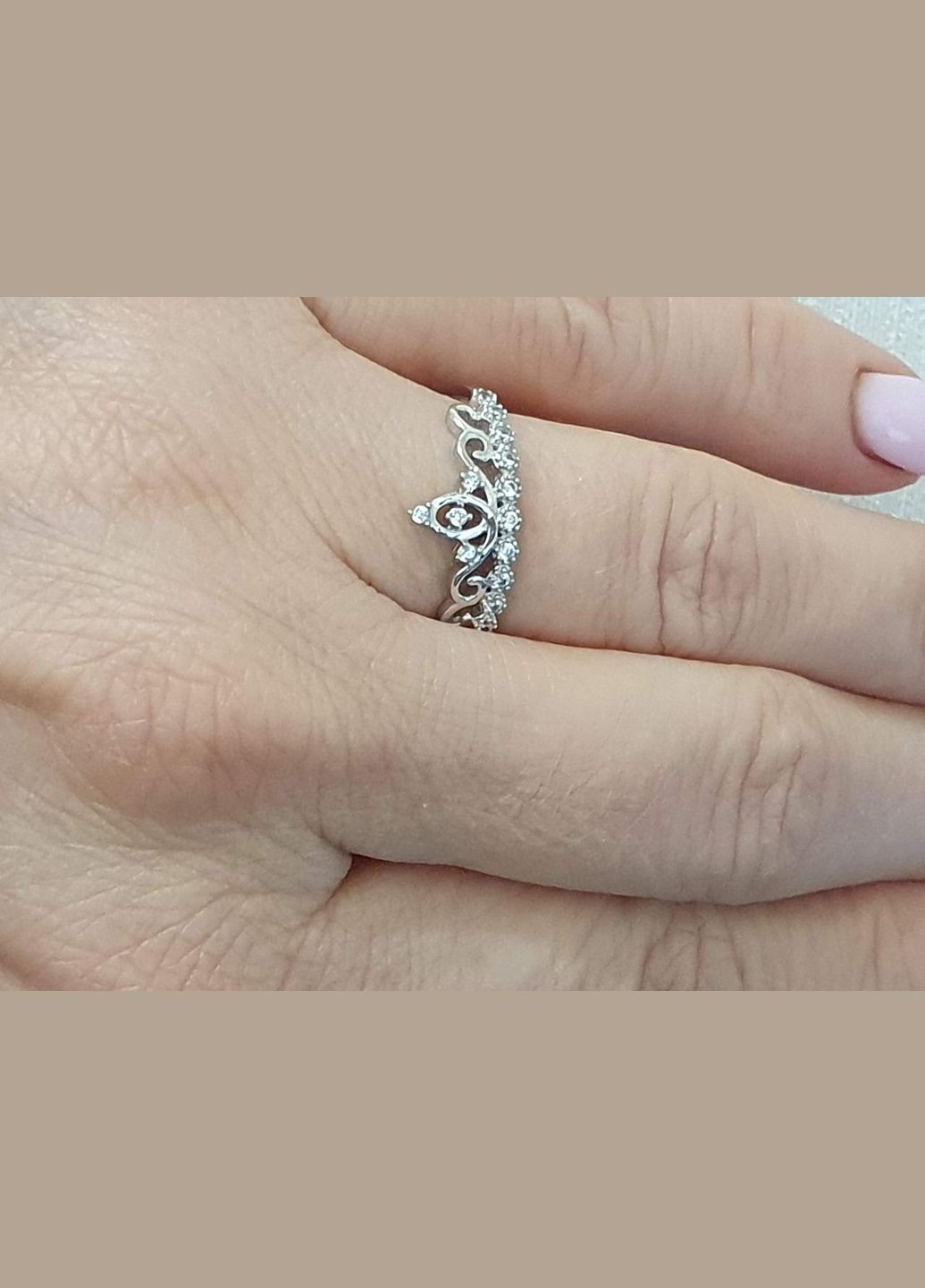 Серебряное кольцо с фианитами. 90101019 Qvaliz (322578672)