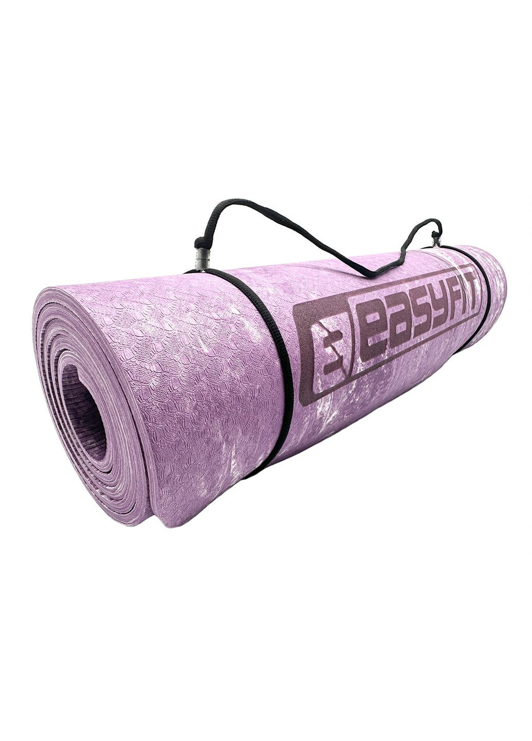 Килимок для йоги та фітнеса PER Premium Mat 8 мм + Чохол фіолетовий (A-022143) EasyFit (322640458)