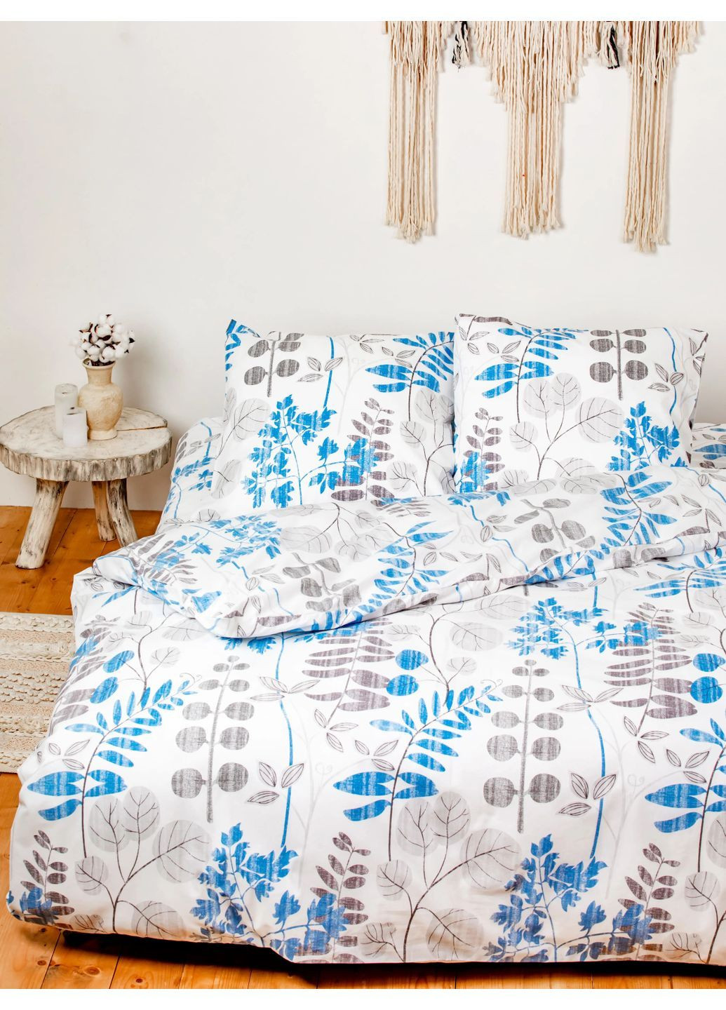 Двоспальний комплект постільної білизни з наволочками 70*70 см, 112 гр/м2 November Tale Блакитний (16170180215) ТЕП (364183118)