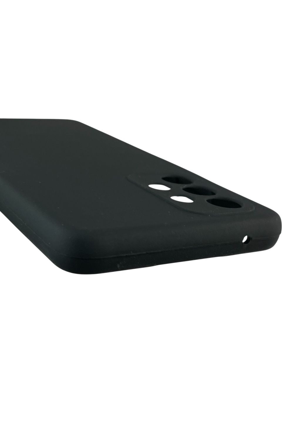 Чехол для Galaxy A53 5G (SM-A536E) силиконовый с микрофиброй нескользящий на самсунг а53 5г черный Samsung (366228866)