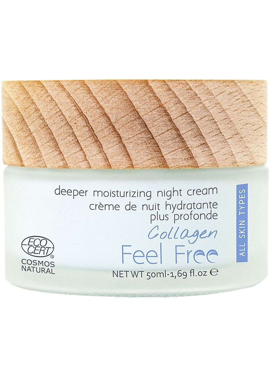 Ночной крем для лица с коллагеном Collagen Deeper Moisturizing Night Cream 50ml (1195616-120225) Feel Free (368617561)