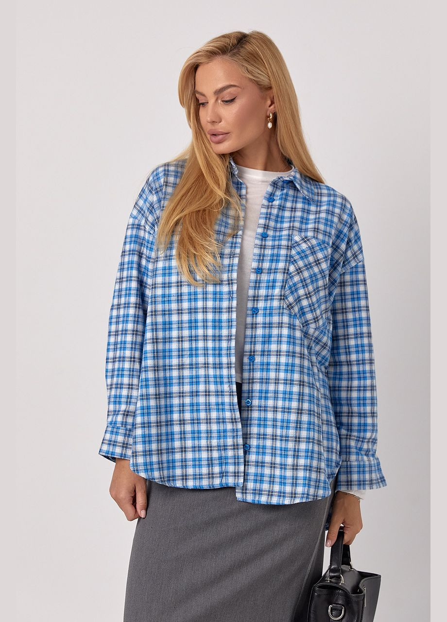 Голубой рубашка Lurex