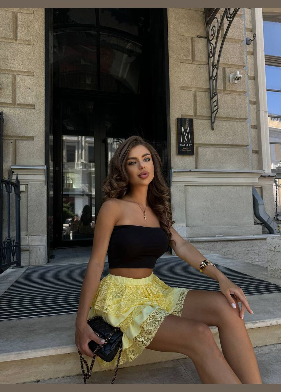 Женская юбка-шорты с рюшами MonCher (346055352)