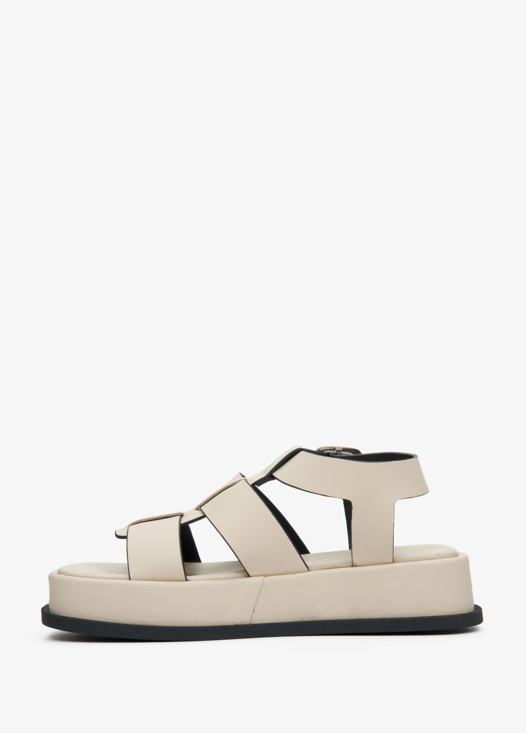 Сандалі, колір молочний Estro (299775808)