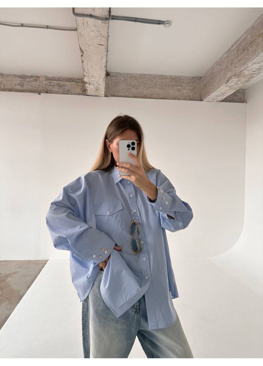 Жіноча стильна сорочка з довгими рукавами Україна (352193469)