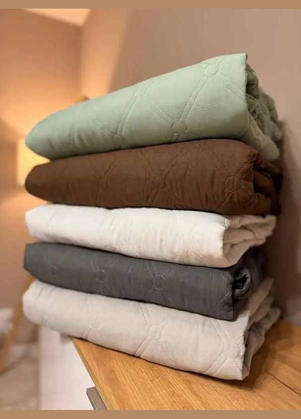 Наматрацник бавовняний двоспальний 160х200 см з бортом (П4К-al-namatrats-001-02) Mency (323160658)