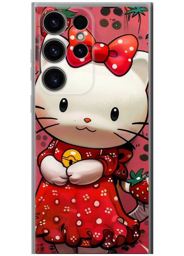 Силіконовий чохол 'hello kitty1' для Endorphone Samsung Galaxy S24 Ultra (285705738)