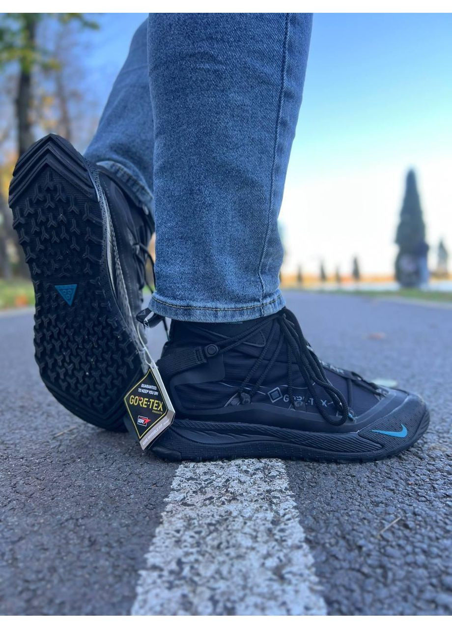 КРОСІВКИ ЖІНОЧІ NIKE ACG TERRA ANTARKTIK BLACK BLUE НАЙК АСГ ТЕРРА АНТАРКТІК No Brand чорні демісезони (368647069)