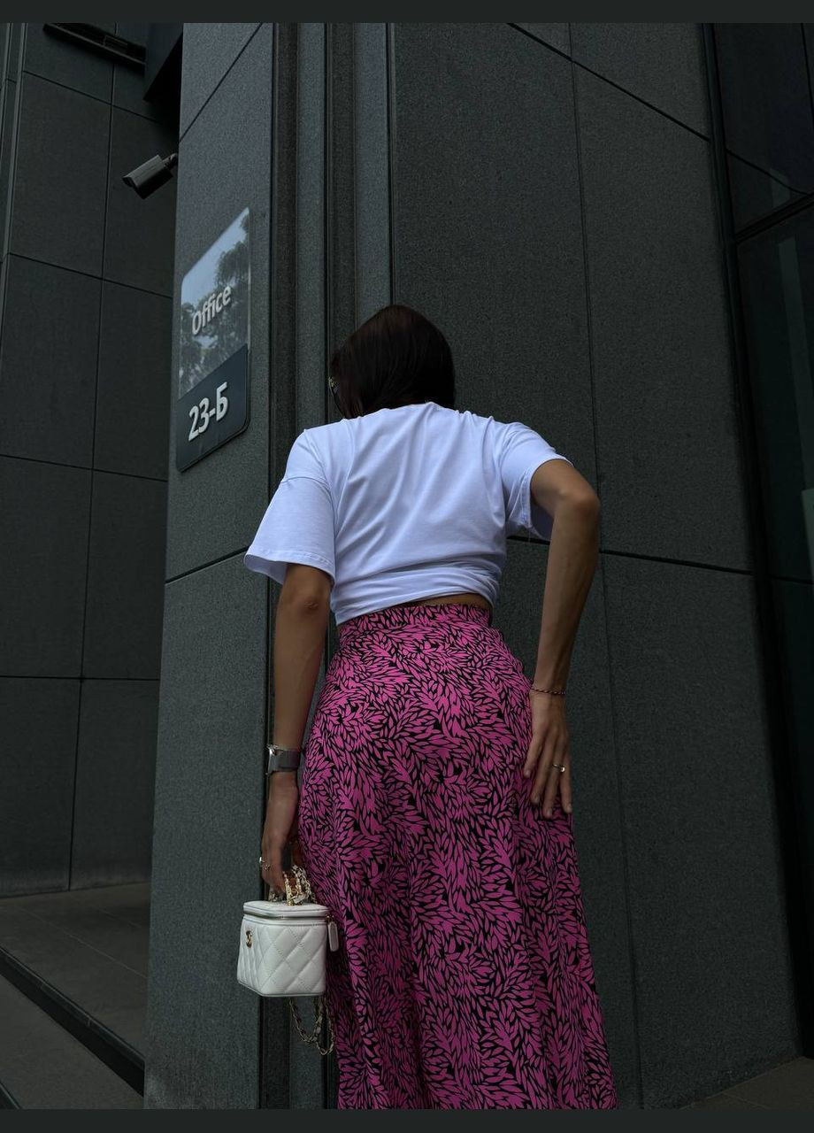 Рожева повсякденний сукня No Brand з квітковим принтом