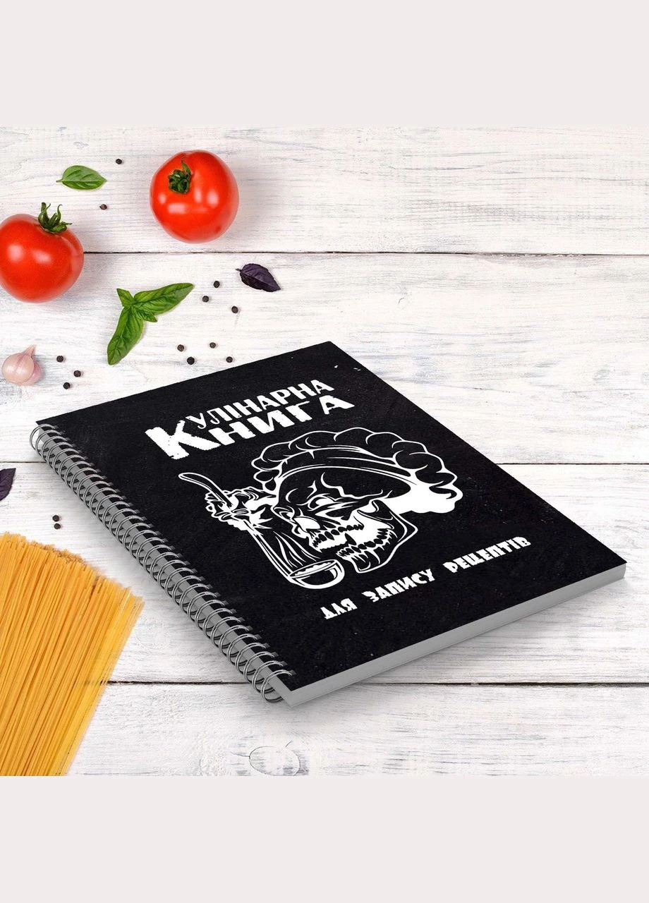 Кулінарна книга для запису рецептів "Чарів кухаря з ослоником" на спіралі Кавун блокнот для запису (316116381)