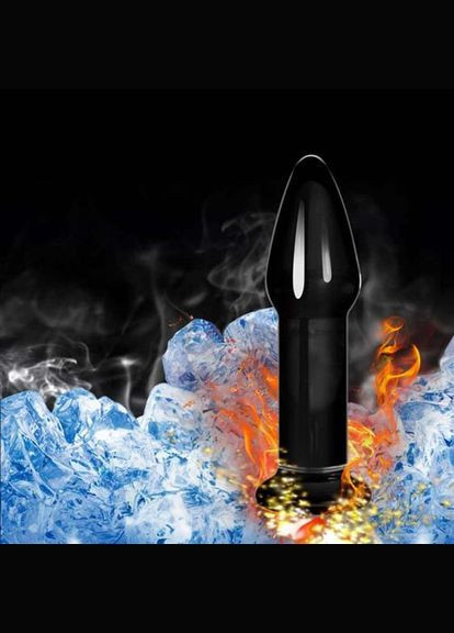 Анальна пробка - Glass Romance 5" Black Lovetoy (322185549)