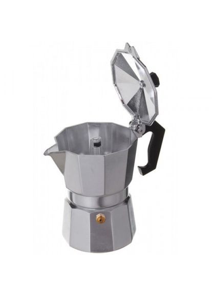 Гейзерная турка 2082 300 мл кофеварка для плиты из алюминия на 6 чашек A-Plus (297331190)