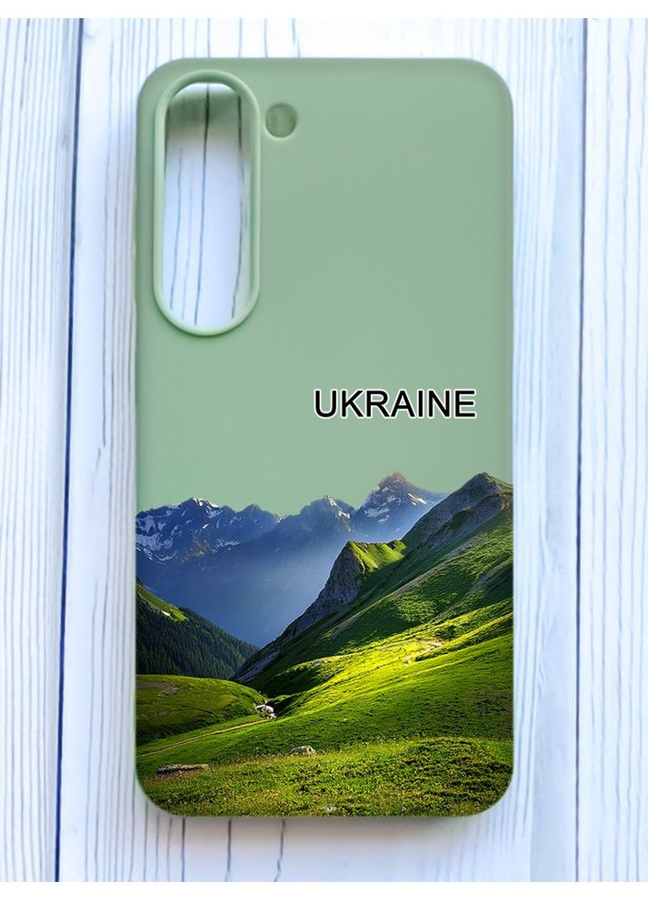 Матовый чехол на Samsung Galaxy S23 Карпаты Украина (принт 409) Creative (356122032)