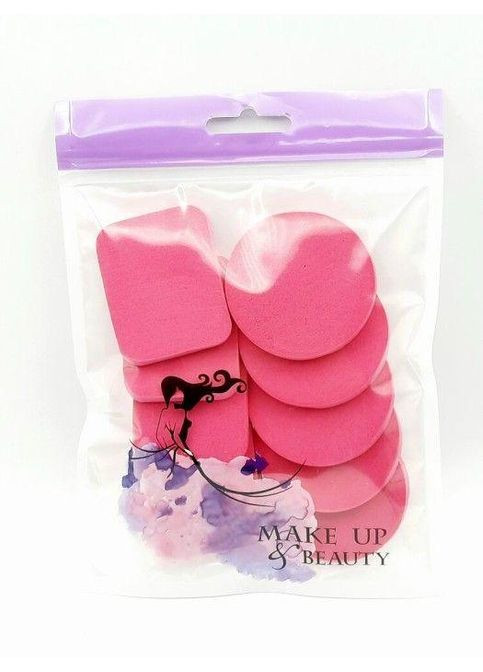 Набор спонжей для тонального основания, 10шт. Plus-plus (354795259)