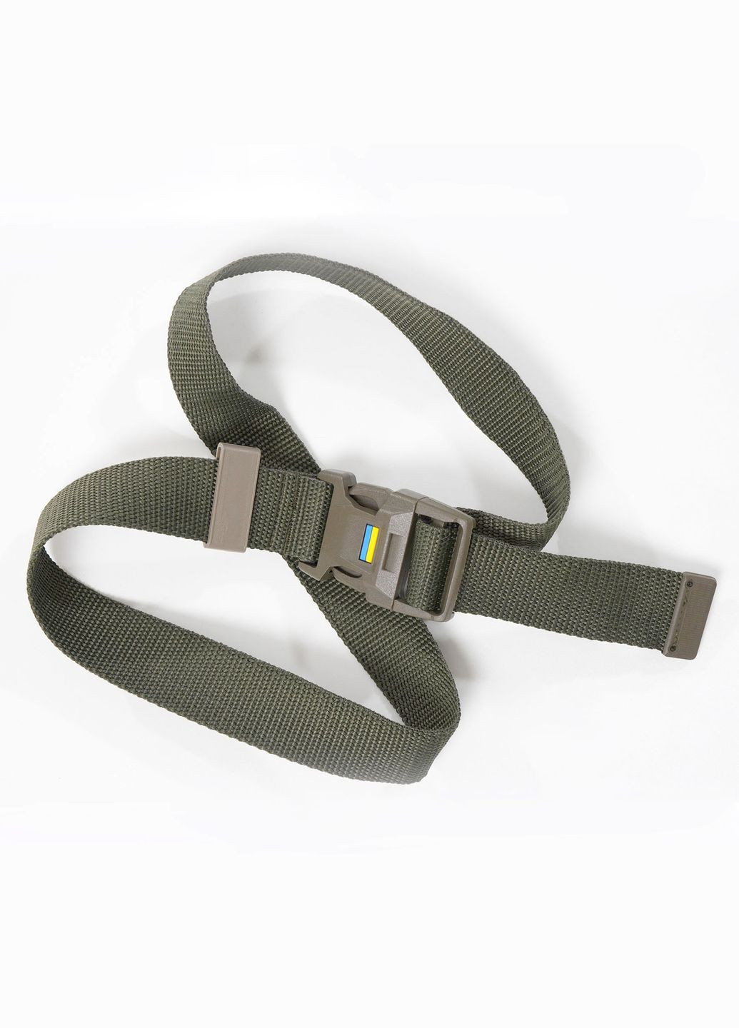 Тактичний ремінь Фастекс олива L (120см) UATAC (316086391)