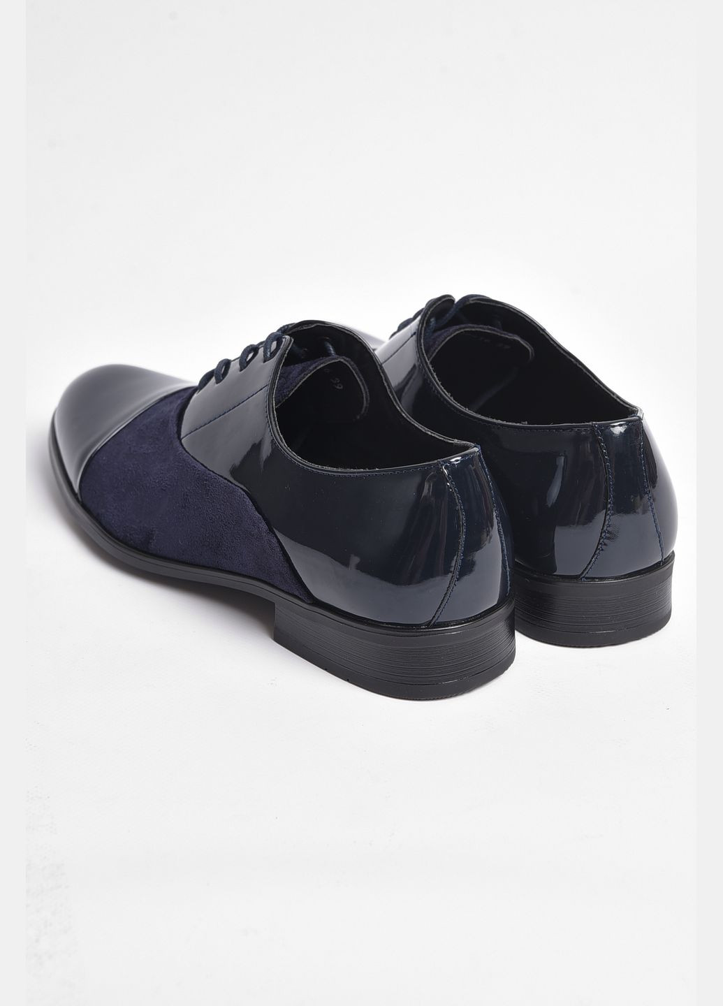 Туфлі підліткові для хлопчика темно-синього кольору Let's Shop (289456843)