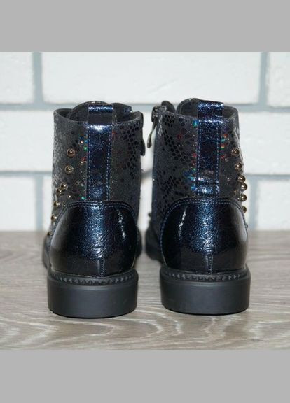 Демісезонні черевики для дівчинки сині Bessky (282620159)
