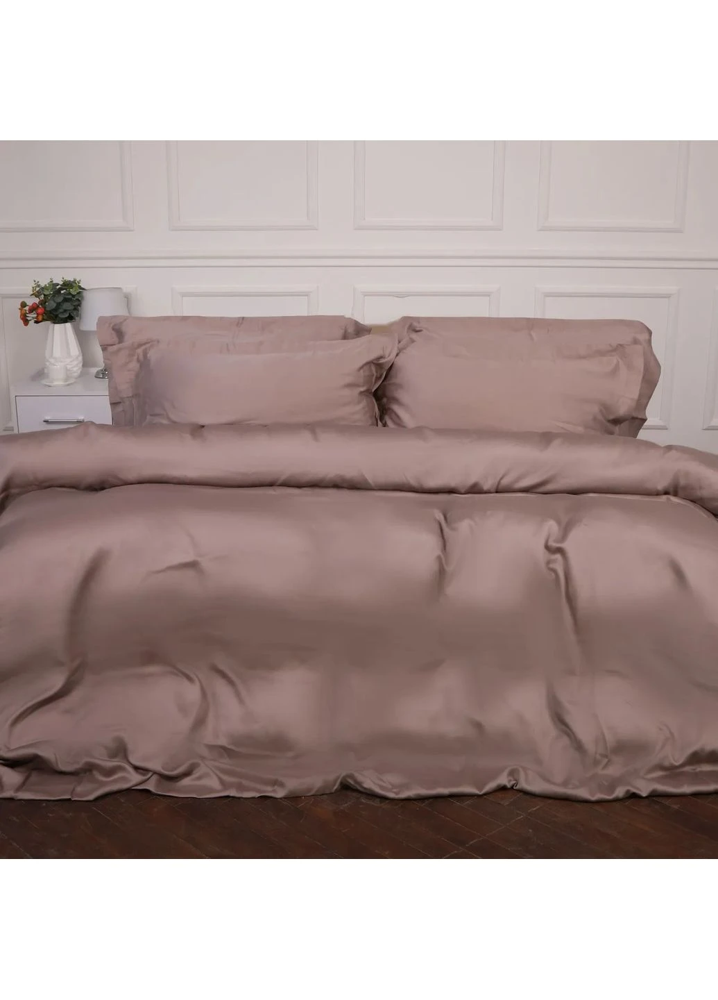 Постільна білизна Tencel №08 Beige 200x220 (2200009637155) Mirson Tencel 08 Beige 200x220 Євро (379099114)