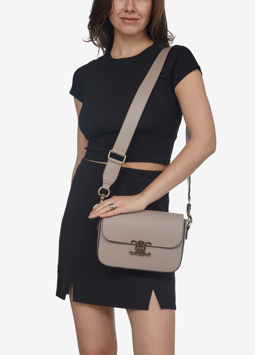 Сумка жіноча шкіряна крос-боді маленька Сrossbody Regina Notte (282820333)