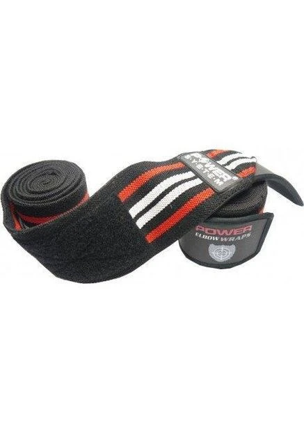 Бинти на коліна PS-3700 Knee Wraps Red/Black (пара) Power System (387405693)