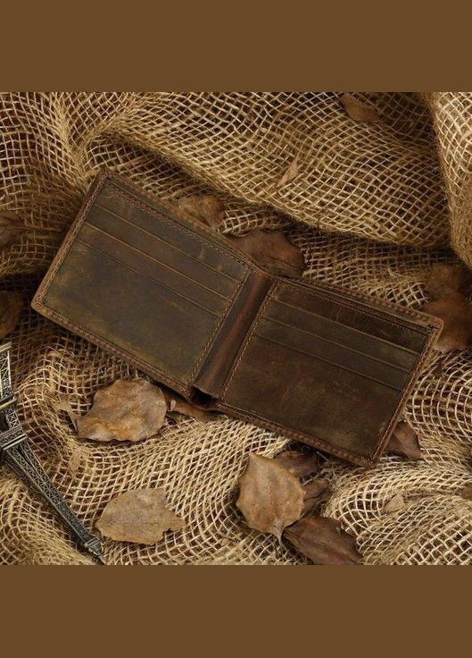 Гаманець чоловічий 14346 Коричневий Vintage (329150092)