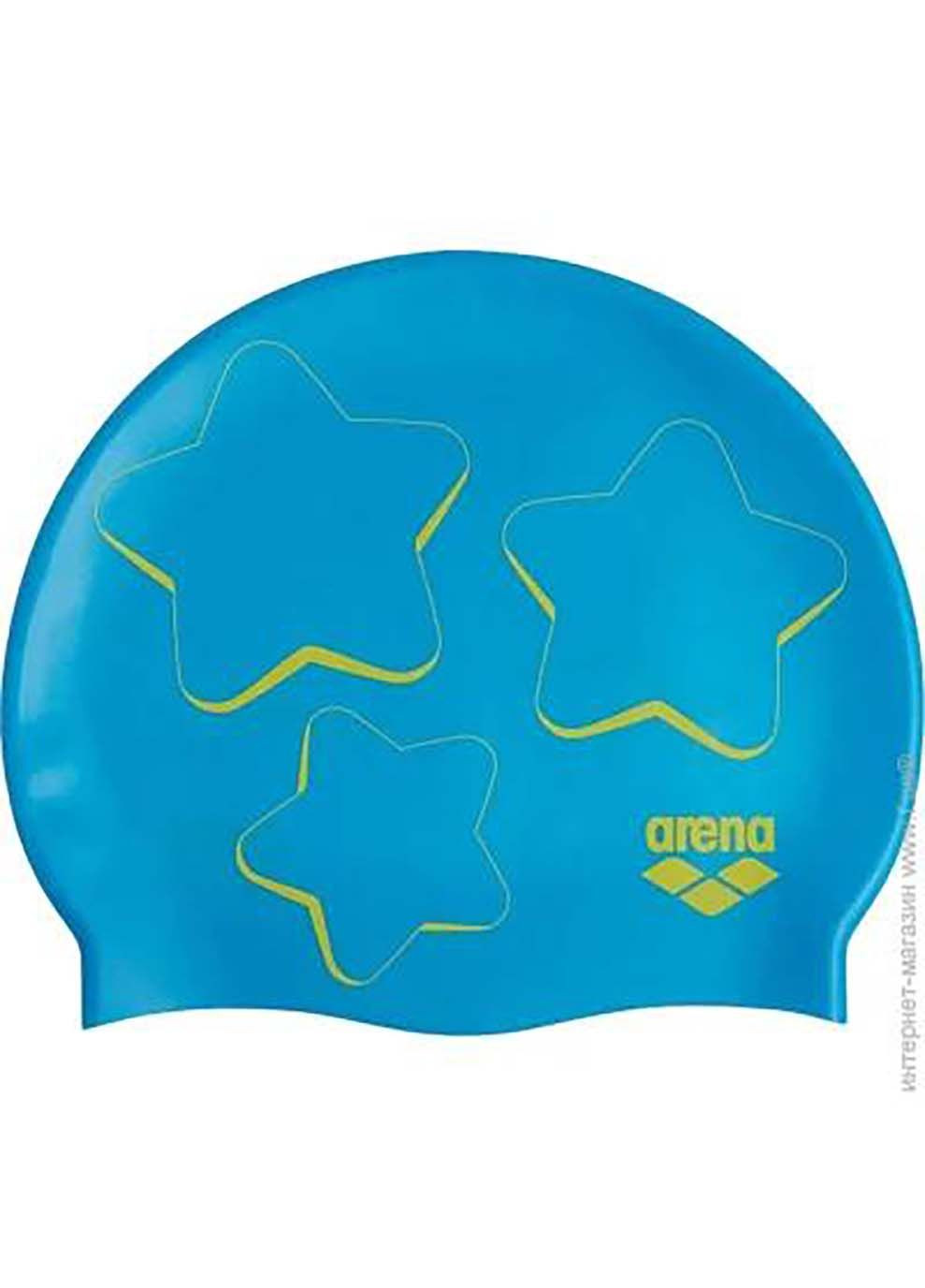 Шапка для плавання PRINT JR блакитний Діт Arena (367595641)