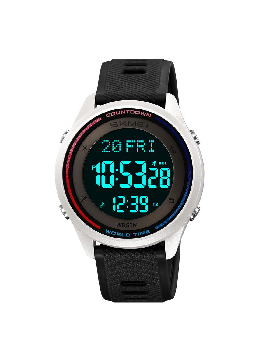 Часы спортивные электронные водонепроницаемые для мужчин с будильником и хронографом ProDobro (367266407)