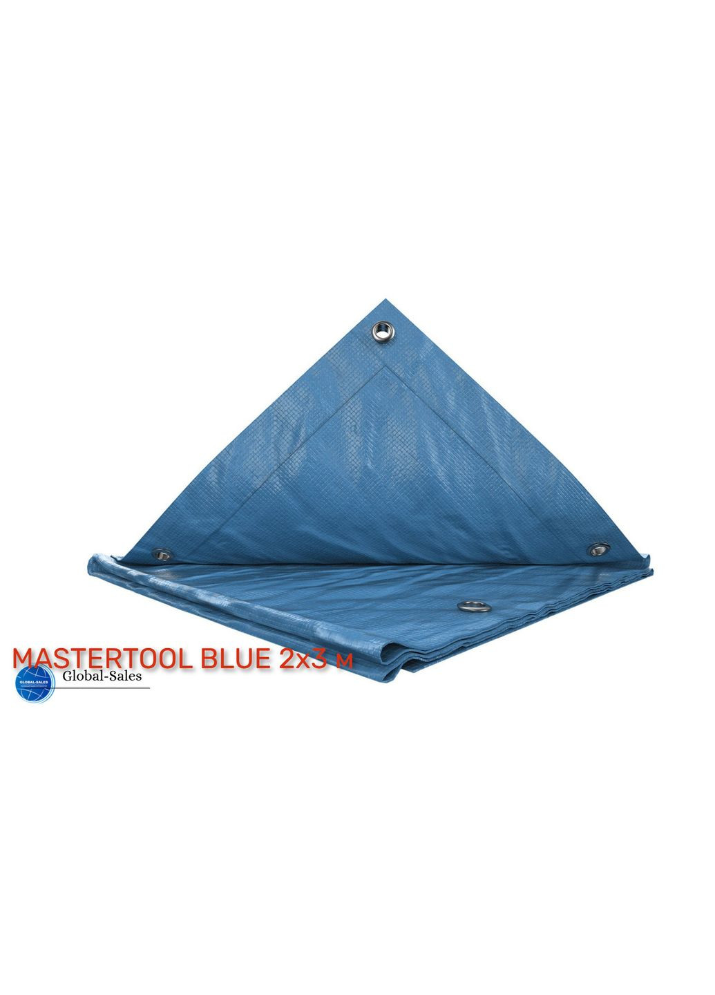 Тент Титул 2 x 3 м x 55 г/м2 синій (79-9203-В) Intertool (353494505)