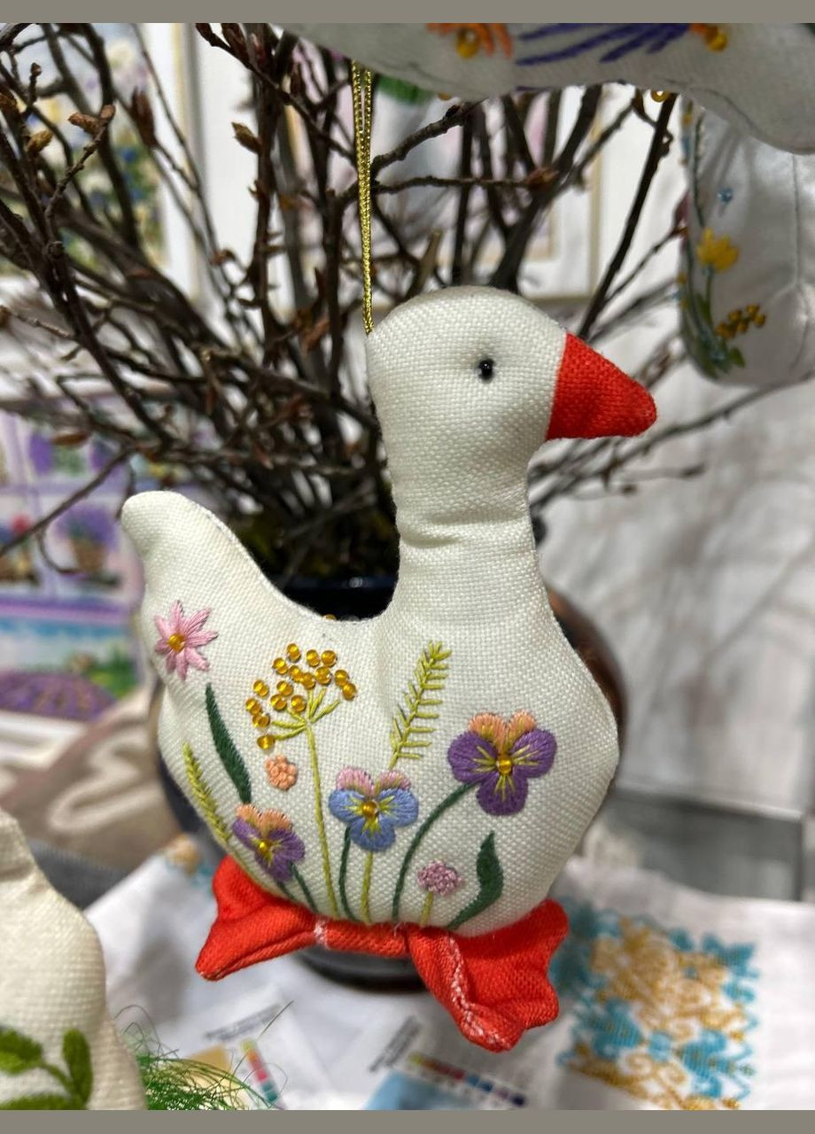 Набір для створення вишитої іграшки "Качечки", 10х13 см, 2 шт No Brand (340485853)