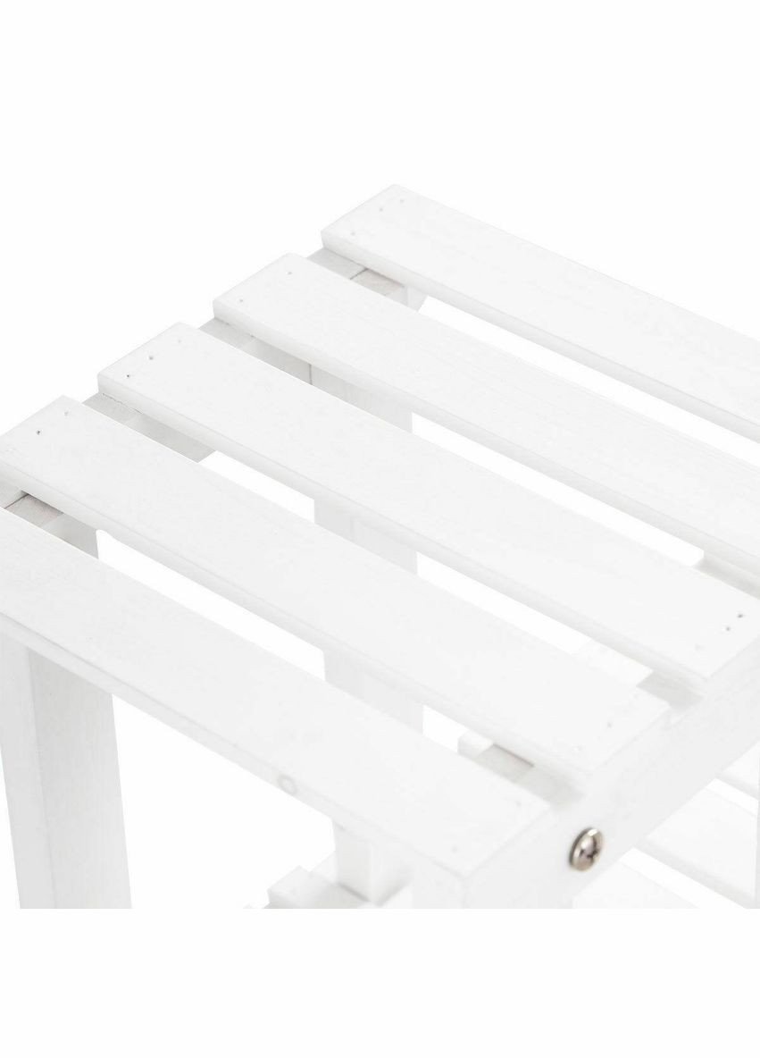 Підставка для квітів з дерева Ферран зефір на колесах (ЦВТ-103620) No Brand (328226637)