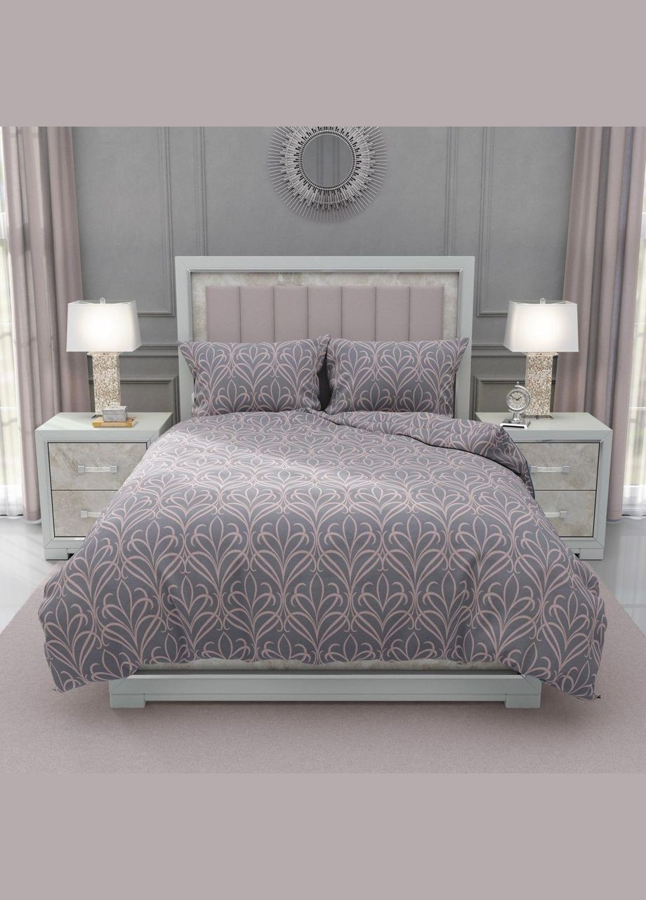 Постільна білизна з мікрофібри Євро 200х220 см наволочки 2 х 70х70 см (П4К-P-0147-03 70х70) No Brand (308754507)