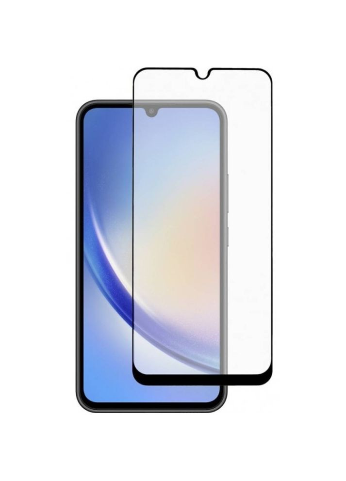 Захисне скло Glass Full Glue для Samsung Galaxy A34 5G Black (TGFG-266) DENGOS (311280278)